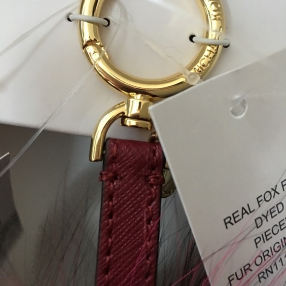 NWT MICHAEL KORS - XL Fur Key Chain Bag Charm - Picture 7 of 8